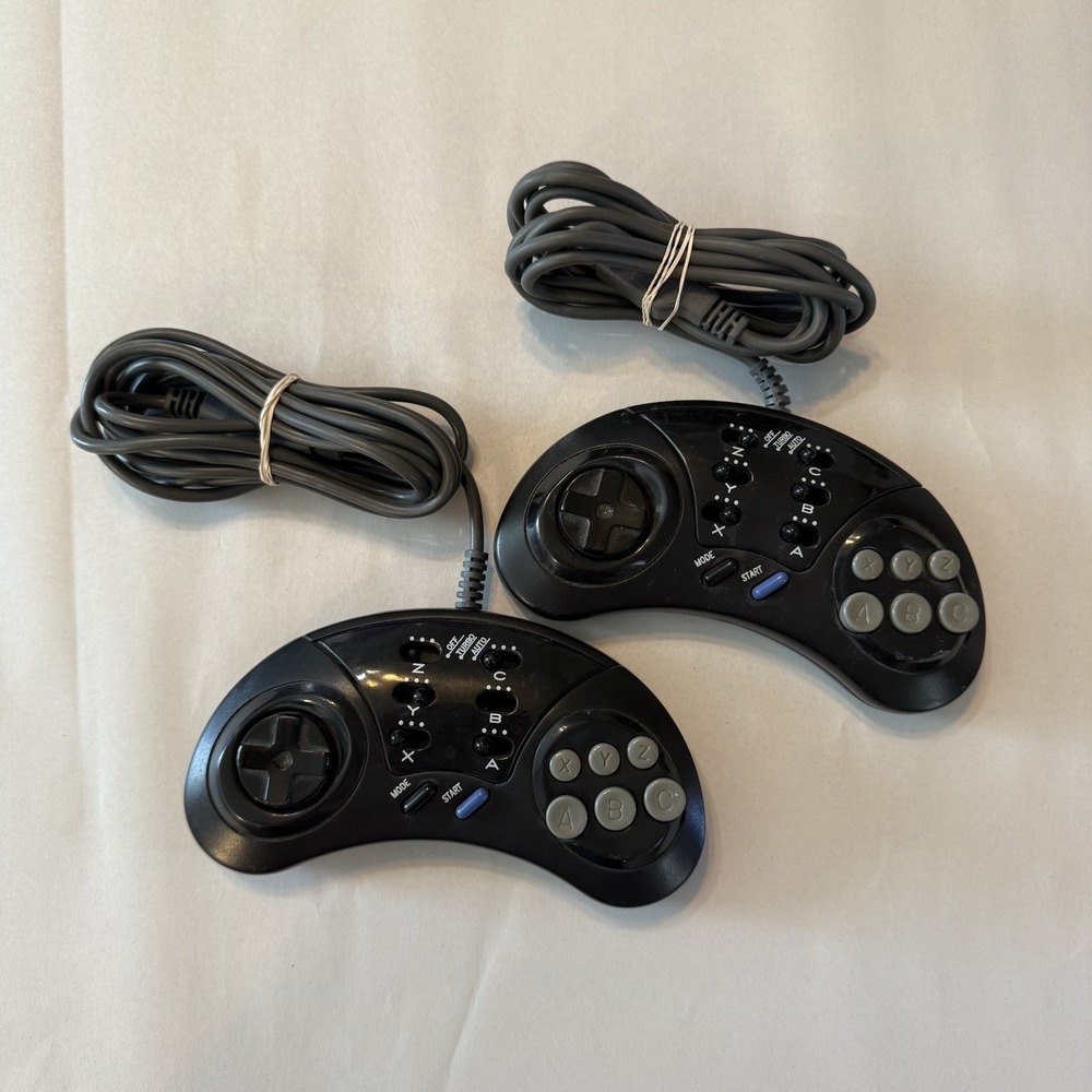 NAKI 6 Button Turbo Controller for Sega Genesis / Mega Drive – 9 Pin Slow Motion